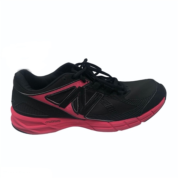 NEW BALANCE 877 WALKING SHOE BLACK & PINK SIZE 8.5 - Picture 14 of 16